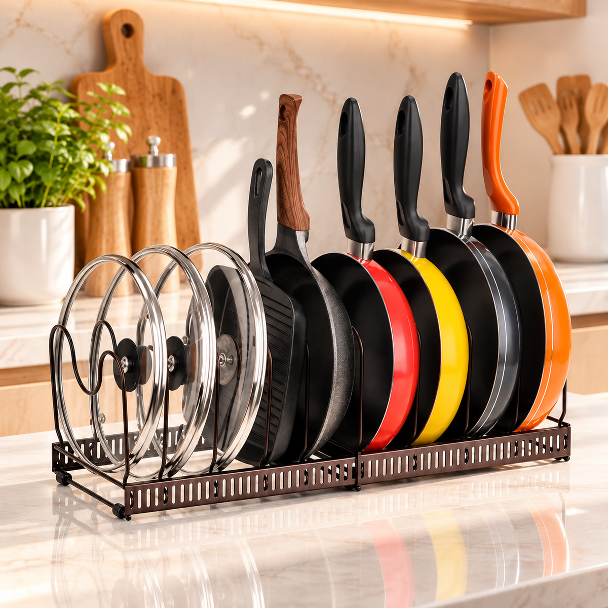 Organizador Extensible para Ollas y Sartenes